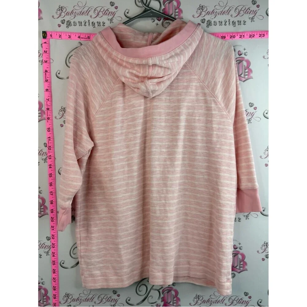 Lauren Ralph Lauren sweater hoodie Light Pink Half-Zip Hooded Pullover